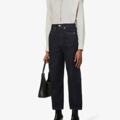 Whistles Authentic High-rise Straight-leg Jeans 9 Whistles Authentic High-rise Straight-leg Jeans -Outlet Pique Style Store R03710267 NAVY ALT01