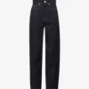 Whistles Authentic High-rise Straight-leg Jeans