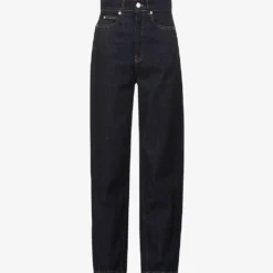 Whistles Authentic High-rise Straight-leg Jeans
