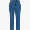 Whistles Authentic Slim-leg High-rise Cropped Organic-denim Jeans