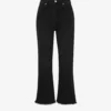 Whistles Authentic Mid-rise Kick-flare Cropped Jeans