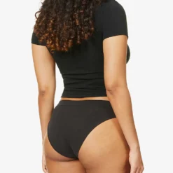 Round-neck Cotton-jersey T-shirt -Outlet Pique Style Store R03735136 SOOT ALT03