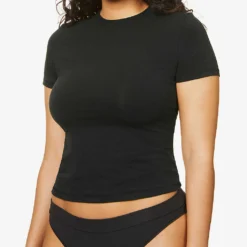 Round-neck Cotton-jersey T-shirt -Outlet Pique Style Store R03735136 SOOT ALT04