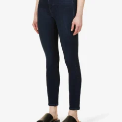GOOD AMERICAN Good Legs Skinny High Rise Organic-cotton Stretch-denim Jeans -Outlet Pique Style Store R03749408 BLUE224 ALT02