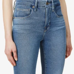 GOOD AMERICAN Good Legs Skinny High-rise Organic Cotton-blend Denim Jeans -Outlet Pique Style Store R03749410 BLUE655 ALT04