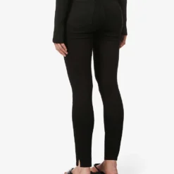 GOOD AMERICAN Good Waist Cropped High-rise Slim-fit Skinny Jeans -Outlet Pique Style Store R03749412 BLACK001 ALT03