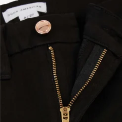 GOOD AMERICAN Good Waist Cropped High-rise Slim-fit Skinny Jeans -Outlet Pique Style Store R03749412 BLACK001 ALT06