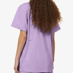 Text-print Organic-cotton T-shirt -Outlet Pique Style Store R03752034 ORCHIDPURPLE ALT03