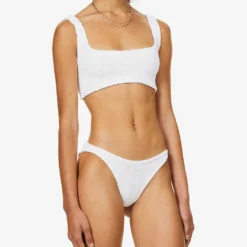 Xandra Crinkled Bikini Set -Outlet Pique Style Store R03756655 S WHITE ALT02