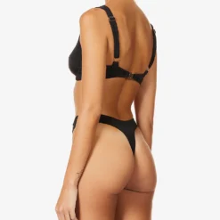 Seigel V-neck Bikini Top 8 Seigel V-neck Bikini Top -Outlet Pique Style Store R03760044 BLACK ALT03