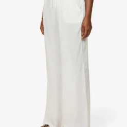 Dalton Wide-leg Cotton-blend Trousers -Outlet Pique Style Store R03760065 VANILLA ALT02