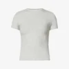 Round-neck Stretch-cotton T-shirt