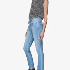 Whistles Faded Skinny High-rise Slim Jeans 3 Whistles Faded Skinny High-rise Slim Jeans -Outlet Pique Style Store R03769655 ALT01