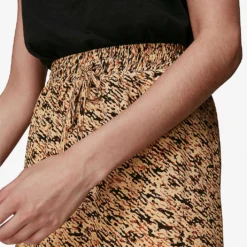 Whistles Bark-print Woven Midi Skirt -Outlet Pique Style Store R03771308 MULTICOLOURED ALT04