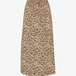 Whistles Bark-print Woven Midi Skirt