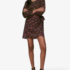 Whistles Ikat-print Wrap-front Cotton Mini Skirt 8 Whistles Ikat-print Wrap-front Cotton Mini Skirt -Outlet Pique Style Store R03778569 MULTICOLOURED ALT03