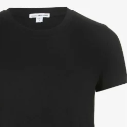 JAMES PERSE Little Boy Cotton-jersey T-shirt -Outlet Pique Style Store R03785032 S BLACK ALT02