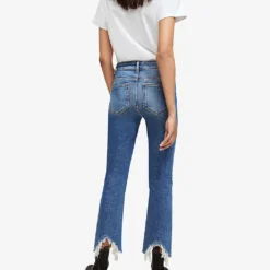 Maje Pachabfran Straight-leg Mid-rise Stretch-denim Jeans -Outlet Pique Style Store R03787382 BLEUS ALT03