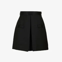 Sandro Hugo High-rise Woven Shorts