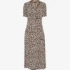 Whistles Ada Animal-print Midi Dress