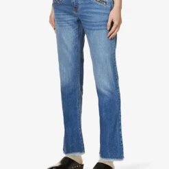 Zadig & Voltaire Ava Faded Mid-rise Stretch-denim Jeans -Outlet Pique Style Store R03799382 BLEU ALT02