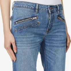 Zadig & Voltaire Ava Faded Mid-rise Stretch-denim Jeans -Outlet Pique Style Store R03799382 BLEU ALT04