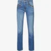 Zadig & Voltaire Ava Faded Mid-rise Stretch-denim Jeans