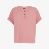 Whistles Button-detail Cotton Henley T-shirt