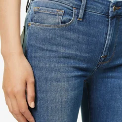 FRAME Le Mini Boot Mid-rise Recycled Polyester And Cotton Jeans -Outlet Pique Style Store R03809271 POE ALT04