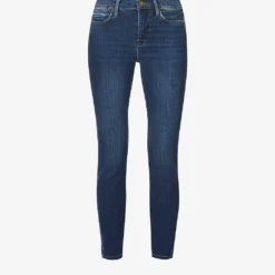 FRAME Le High Skinny-leg High-rise Stretch-denim Jeans
