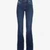 FRAME Le High Flare High-rise Stretch-denim Jeans