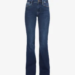 FRAME Le High Flare High-rise Stretch-denim Jeans