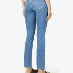 Paige Cindy High-rise Stretch-denim Jeans 9 Paige Cindy High-rise Stretch-denim Jeans -Outlet Pique Style Store R03820905 MELDESTROYEDHEM ALT03