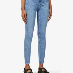 Paige Hoxton Ankle Cropped Skinny High-rise Stretch-denim Jeans -Outlet Pique Style Store R03820907 ADVENTUROUS ALT02