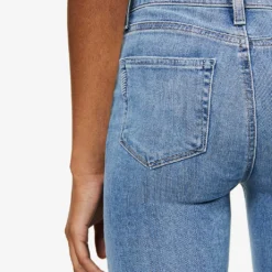 Paige Hoxton Ankle Cropped Skinny High-rise Stretch-denim Jeans -Outlet Pique Style Store R03820907 ADVENTUROUS ALT05