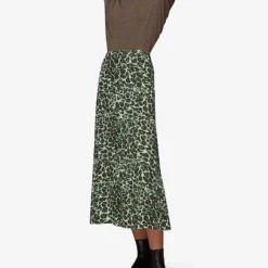Whistles Clouded Leopard Woven Midi Skirt -Outlet Pique Style Store R03829296 MULTICOLOURED ALT04