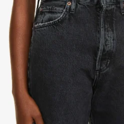 AGOLDE 90s Pinch Waist Straight-leg High-rise Organic-cotton Denim Jeans -Outlet Pique Style Store R03833531 BLACKTEA ALT04