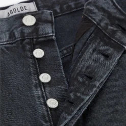 AGOLDE 90s Pinch Waist Straight-leg High-rise Organic-cotton Denim Jeans -Outlet Pique Style Store R03833531 BLACKTEA ALT06