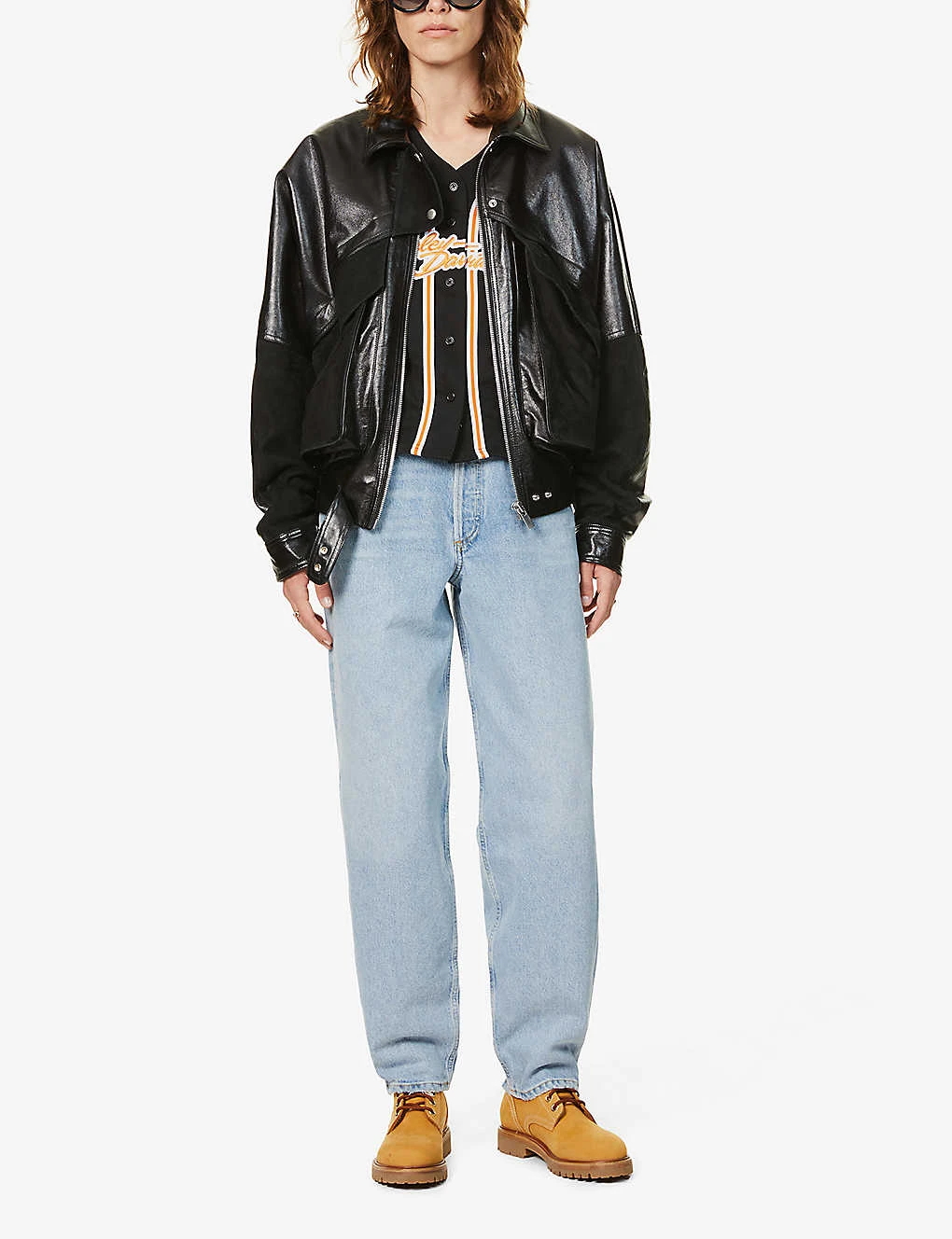 AGOLDE Baggy Tapered High-rise Organic-cotton Jeans 2 AGOLDE Baggy Tapered High-rise Organic-cotton Jeans - Image 2