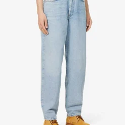 AGOLDE Baggy Tapered High-rise Organic-cotton Jeans 9 AGOLDE Baggy Tapered High-rise Organic-cotton Jeans -Outlet Pique Style Store R03833532 DIMENSION ALT02