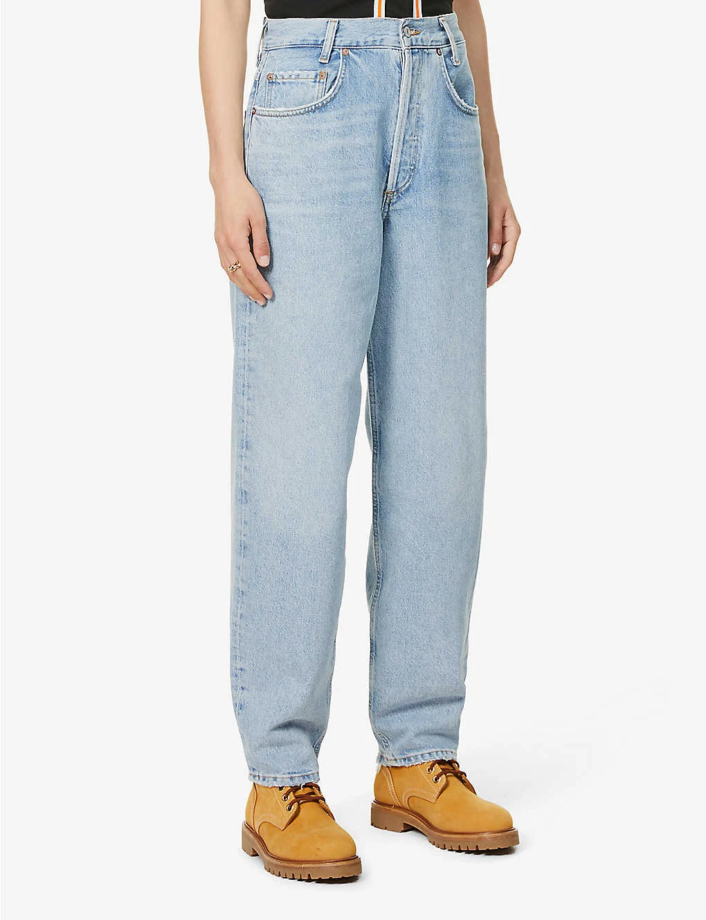 AGOLDE Baggy Tapered High-rise Organic-cotton Jeans 3 AGOLDE Baggy Tapered High-rise Organic-cotton Jeans - Image 3