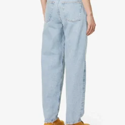 AGOLDE Baggy Tapered High-rise Organic-cotton Jeans 10 AGOLDE Baggy Tapered High-rise Organic-cotton Jeans -Outlet Pique Style Store R03833532 DIMENSION ALT03