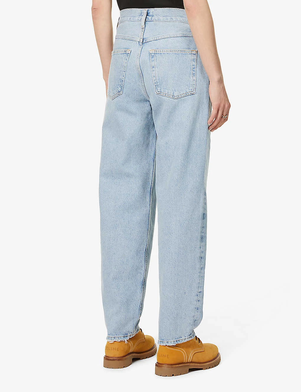 AGOLDE Baggy Tapered High-rise Organic-cotton Jeans 4 AGOLDE Baggy Tapered High-rise Organic-cotton Jeans - Image 4