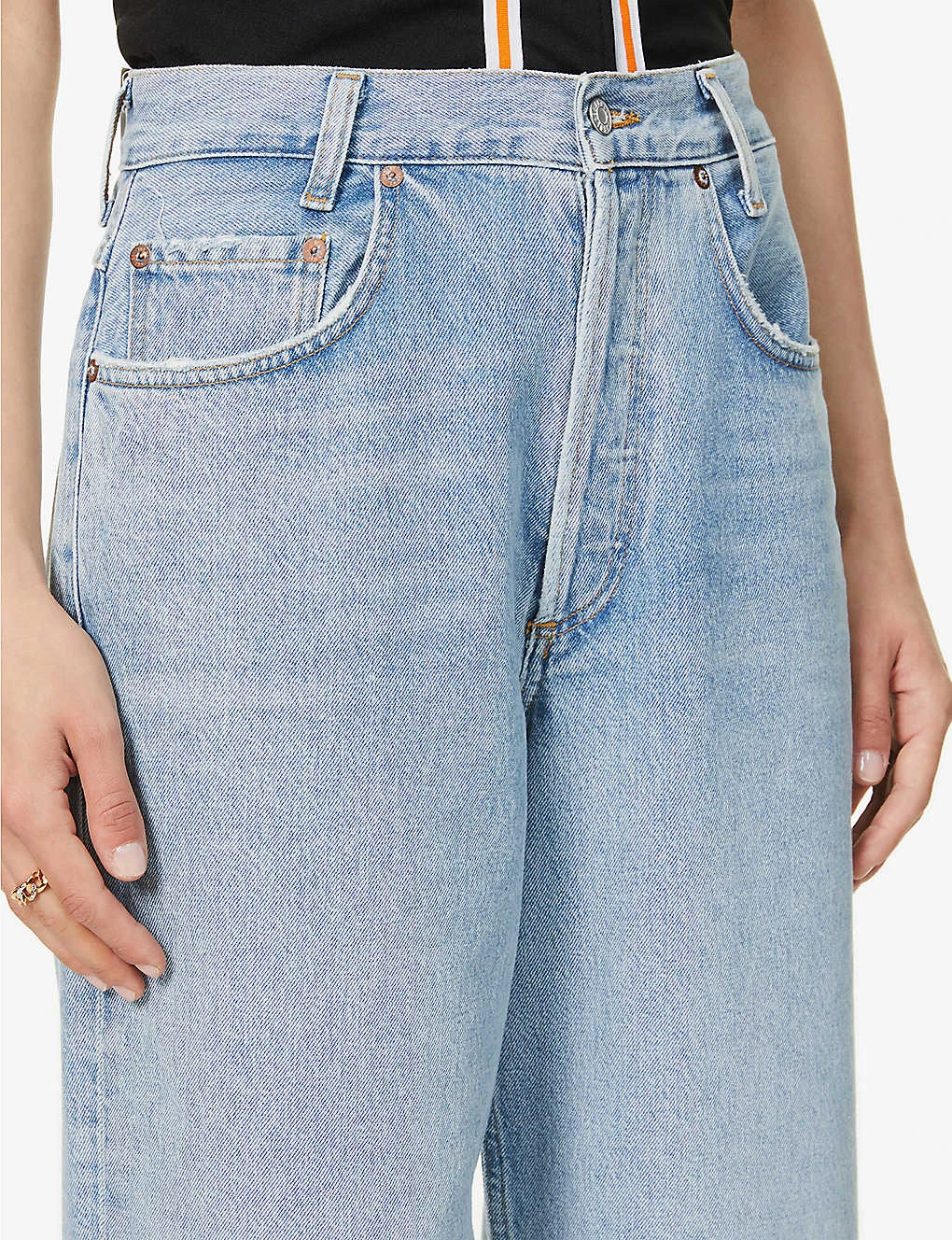 AGOLDE Baggy Tapered High-rise Organic-cotton Jeans 5 AGOLDE Baggy Tapered High-rise Organic-cotton Jeans - Image 5