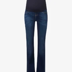 7 For All Mankind Maternity Bootcut High-rise Stretch-denim Jeans