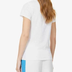 Round-neck Organic-cotton T-shirt -Outlet Pique Style Store R03842162 WHITE ALT03