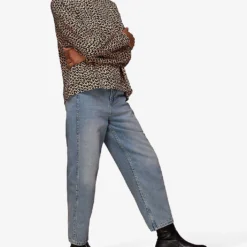 Whistles Heart Jacquard Recycled-polyester And Organic Cotton-blend Jumper -Outlet Pique Style Store R03843843 MULTICOLOURED ALT01