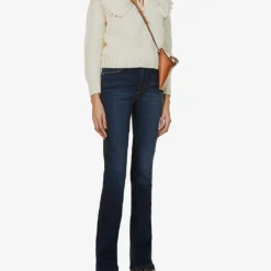 FRAME Le Mini Boot Boot-cut Mid-rise Stretch-organic Denim Jeans 8 FRAME Le Mini Boot Boot-cut Mid-rise Stretch-organic Denim Jeans -Outlet Pique Style Store R03850668 AUGUSTA ALT01