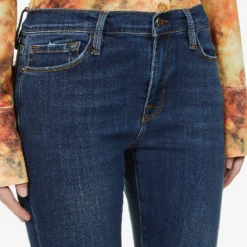 FRAME Le Garcon Straight-leg Mid-rise Cotton-blend Denim Jeans -Outlet Pique Style Store R03850669 DUBLIN ALT04