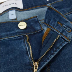 FRAME Le Garcon Straight-leg Mid-rise Cotton-blend Denim Jeans -Outlet Pique Style Store R03850669 DUBLIN ALT06